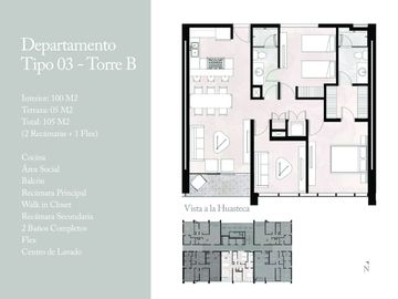 Departamentos en Venta Torre Lanka La Huasteca