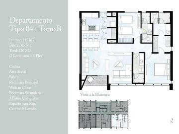 Departamentos en Venta Torre Lanka La Huasteca