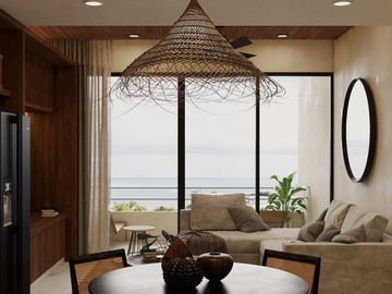 DEPARTAMENTO A PASOS DE LA PLAYA EN PUERTO MORELOS