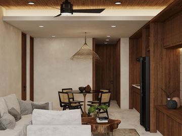 DEPARTAMENTO A PASOS DE LA PLAYA EN PUERTO MORELOS