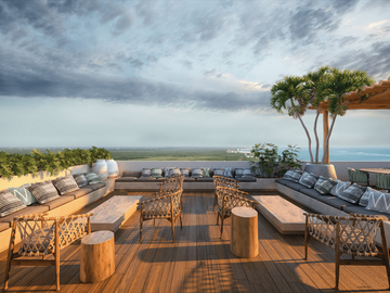 DEPARTAMENTO DE LUJO CON VISTA AL MAR EN PUERTO MORELOS