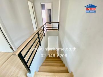 2-storey twin house, 38.5 sq.w., The Pride Village, Rangsit-Khlong 3, near DD Market, Rangsit-Nakhon Nayok Soi 68, Rangsit-Nakhon Nayok Road, Lam Luk