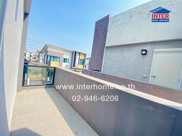 2-storey twin house, 38.5 sq.w., The Pride Village, Rangsit-Khlong 3, near DD Market, Rangsit-Nakhon Nayok Soi 68, Rangsit-Nakhon Nayok Road, Lam Luk
