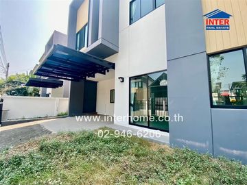 2-storey twin house, 38.5 sq.w., The Pride Village, Rangsit-Khlong 3, near DD Market, Rangsit-Nakhon Nayok Soi 68, Rangsit-Nakhon Nayok Road, Lam Luk