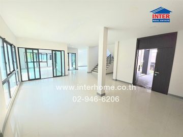 2-storey detached house, 130 sq m, The City Village, Ram Intra-Ring Road, near Chatuchak Ring Road intersection, Eastern Ring Road, Thai Ramman Road,