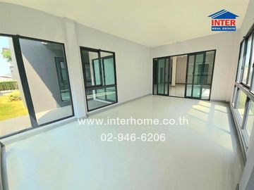 2-storey detached house, 130 sq m, The City Village, Ram Intra-Ring Road, near Chatuchak Ring Road intersection, Eastern Ring Road, Thai Ramman Road,