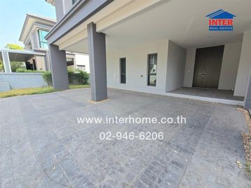 2-storey detached house, 130 sq m, The City Village, Ram Intra-Ring Road, near Chatuchak Ring Road intersection, Eastern Ring Road, Thai Ramman Road,