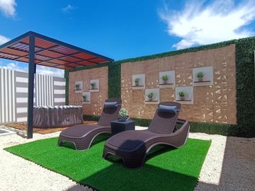 CASA CON JARDIN EN RESIDENCIAL PRIVADO CON CASA CLUB