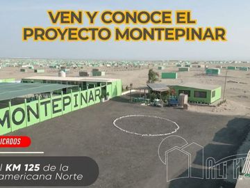 SE VENDE TERRENOS DE 120 m2, 160 m2 y 200 m2 EN HUACHO DESDE S/ 16,000.00.