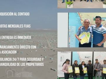 SE VENDE TERRENOS DE 120 m2, 160 m2 y 200 m2 EN HUACHO DESDE S/ 16,000.00.