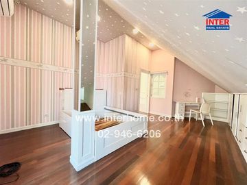 2-storey detached house, 50 sq m., Suan Thip Village, Soi Khlong Lam Chiak 12, Prasertmanukit Road (Kaset-Nawamin), Nawamin Road, Bueng Kum District,