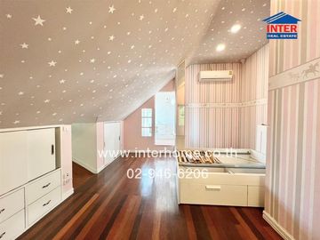2-storey detached house, 50 sq m., Suan Thip Village, Soi Khlong Lam Chiak 12, Prasertmanukit Road (Kaset-Nawamin), Nawamin Road, Bueng Kum District,