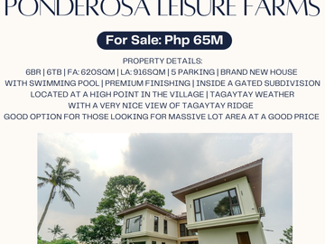 **buyer only** brand new 6br house and lot with pool in Ponderosa Leisure Farms for sale
