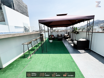 Remate de Departamento en 5to piso mas azotea tipo duplex con Piscina