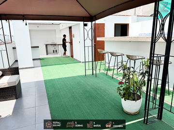 Remate de Departamento en 5to piso mas azotea tipo duplex con Piscina