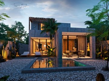 ESPECTACULAR CASA CON ALBERCA EN HOLISTIKA TULUM