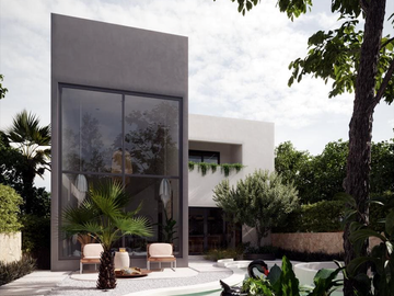 ESPECTACULAR CASA CON JARDIN Y ALBERCA A METROS DE LA PLAYA EN TULUM