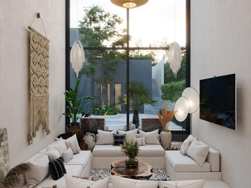 ESPECTACULAR CASA CON JARDIN Y ALBERCA A METROS DE LA PLAYA EN TULUM