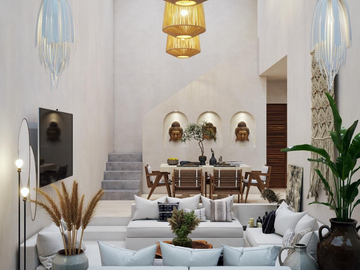 ESPECTACULAR CASA CON JARDIN Y ALBERCA A METROS DE LA PLAYA EN TULUM