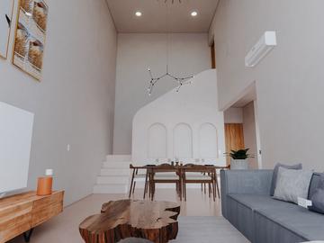 ESPECTACULAR CASA CON JARDIN Y ALBERCA A METROS DE LA PLAYA EN TULUM