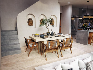 ESPECTACULAR CASA CON JARDIN Y ALBERCA A METROS DE LA PLAYA EN TULUM