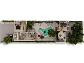 ESPECTACULAR CASA CON JARDIN Y ALBERCA A METROS DE LA PLAYA EN TULUM