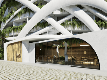 DEPARTAMENTO AMUEBLADO CON ALBERCA A METROS DE LA PLAYA EN TULUM