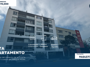 DEPARTAMENTO CERCA AL MALECÓN DE MIRAFLORES
