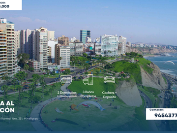 DEPARTAMENTO CERCA AL MALECÓN DE MIRAFLORES