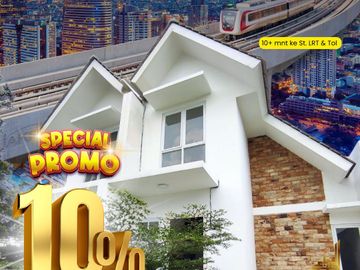 Jual Rumah KPR Syariah Cikunir Jakamulya Bekasi Selatan dekat St. LRT Cikunir 600 juta-an