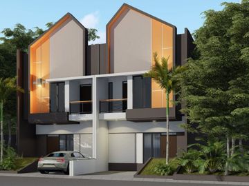 DIJUAL RUMAH 2 LANTAI DEKAT KE STASIUN