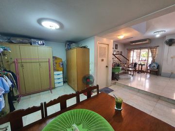 Townhome for sale, 3 floors, Seranee Park, Vibhavadi 60, size 32 sqw, near Kasetsart University, Bang Khen, 3 ฺฺBTS MRT lines