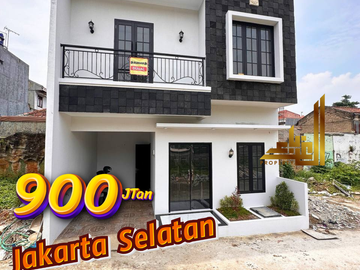 Rumah 2 Lantai Murah 900 Juta-an Srengseng Sawah Jagakarsa Jakarta 3 KT 3 KM