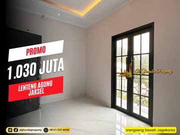 Rumah Dijual Srengseng Sawah Jagakarsa 2 Lantai 3KT dekat Stasiun Lenteng Agung Jakarta Selatan