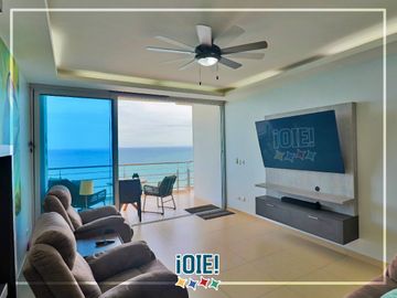 En venta: Dpto. en primera línea al Mar, Edificio Las Olas, Manta