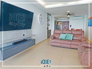 En venta: Dpto. en primera línea al Mar, Edificio Las Olas, Manta