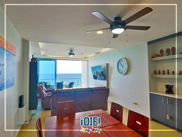 En venta: Dpto. en primera línea al Mar, Edificio Las Olas, Manta