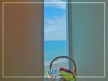 En venta: Dpto. en primera línea al Mar, Edificio Las Olas, Manta