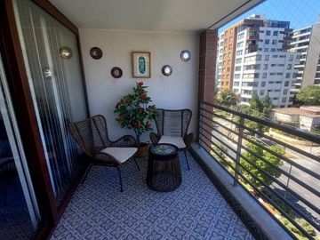 ÑUÑOA, Depto en venta 3D-2B Av.Holanda-Campoamor-2Estac.1Bodega