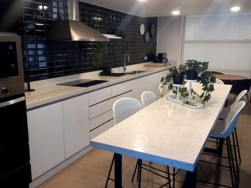 ÑUÑOA, Depto en venta 3D-2B Av.Holanda-Campoamor-2Estac.1Bodega