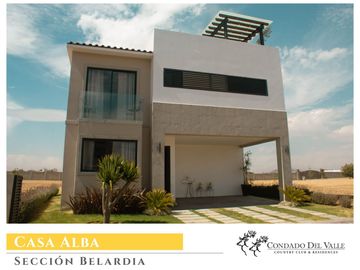 VENTA DE CASA EN CONDADO DEL VALLE SEC. BELARDIA MOD. ALBA