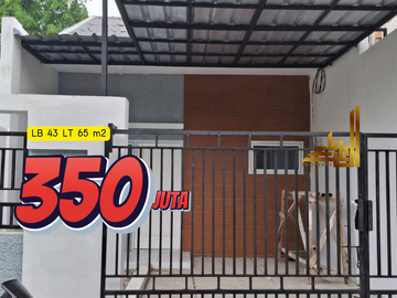 RUMAH SIAP HUNI VILLA PERMATA TAMBUN SELATAN 300 JUTAAN DEKAT TOL CIBITUNG CILINCING