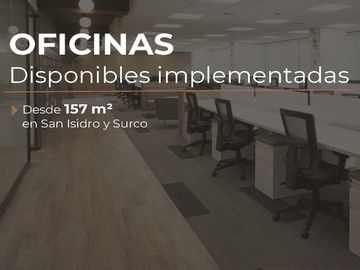 ALQUILO OFICINA EN SAN ISIDRO