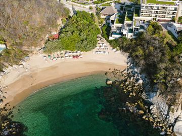 Departamento frente al mar, acceso a la playa, en venta, El Arrocito, Huatulco