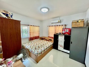 88453 - ขายบ้านเดี่ยวชั้นเดียว ม.รามนุช 14 บ้านฉาง ระยอง เนื้อที่ 73.5 ตร.ว. พท.ใช้สอย 200 ตร.ม. 2 นอน 2 น้ำ SALE / RENT- House Mu Ban Ramnut