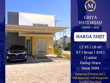 Dijual Rumah Griya Hati Hijau Candi Sidoarjo Murah Dekat Sekolah Kampus Halte Trans Jatim 10 Menit Tengah Kota