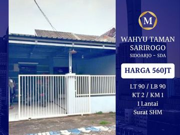 Dijual Rumah Wahyu Taman Sarirogo Sidoarjo Murah Dekat Sekolah Lippo Mall Tol 10 Menit Tengah Kota