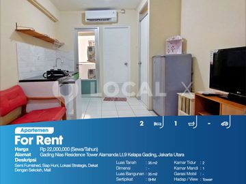 Apartemen Gading Nias Residence Tower Alamanda Lt.9 Kelapa Gading, Jakarta Utara