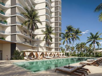 Departamento de Lujo en venta en Puero Cancún - SLS Ocean Beach