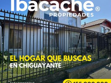 Ibacache Propiedades vende Casa en Los Aromos Chiguayante